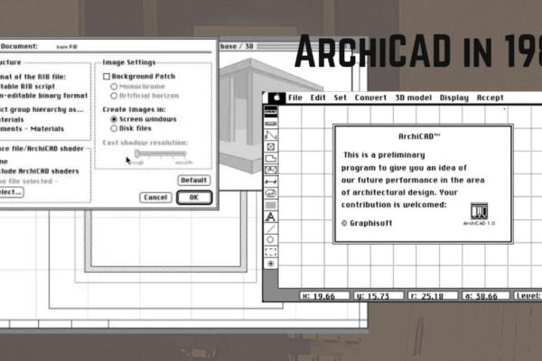 Archicad, Le premier logiciel 3D destiné à l’architecture (1987)