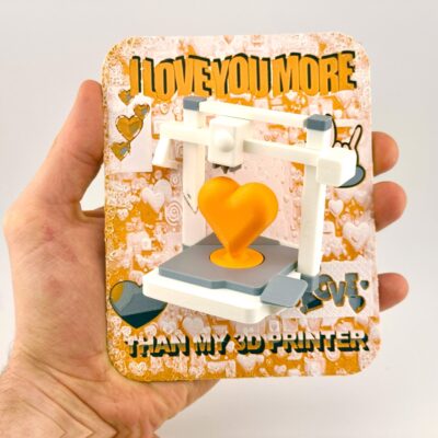 Carte de veux imprimée en 3D