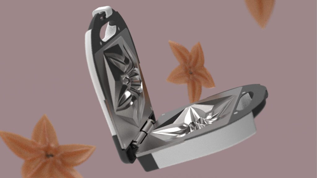 Gaufrier Compostela design proto marketing